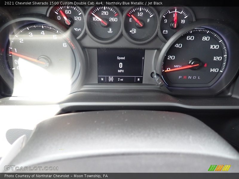  2021 Silverado 1500 Custom Double Cab 4x4 Custom Double Cab 4x4 Gauges