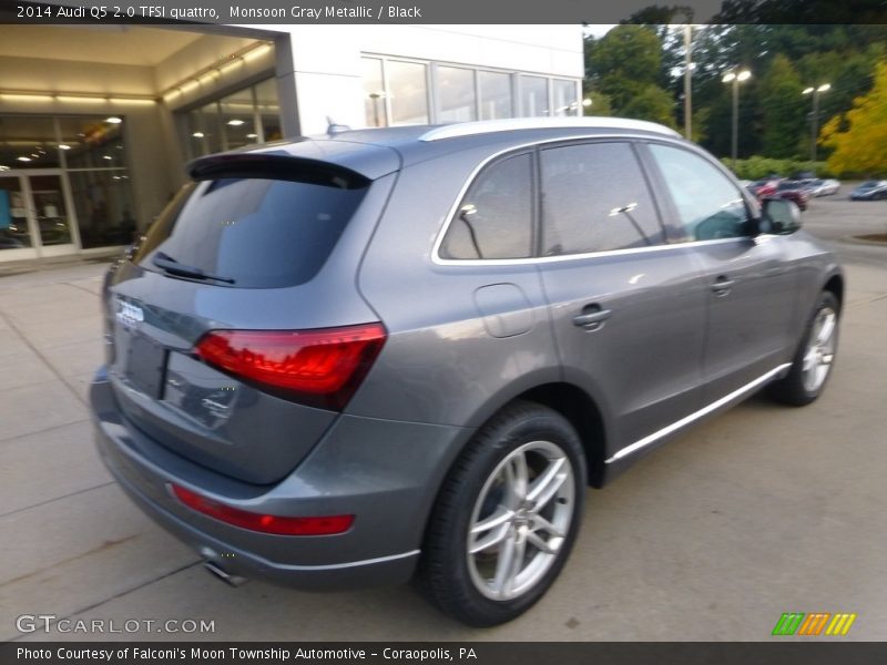 Monsoon Gray Metallic / Black 2014 Audi Q5 2.0 TFSI quattro