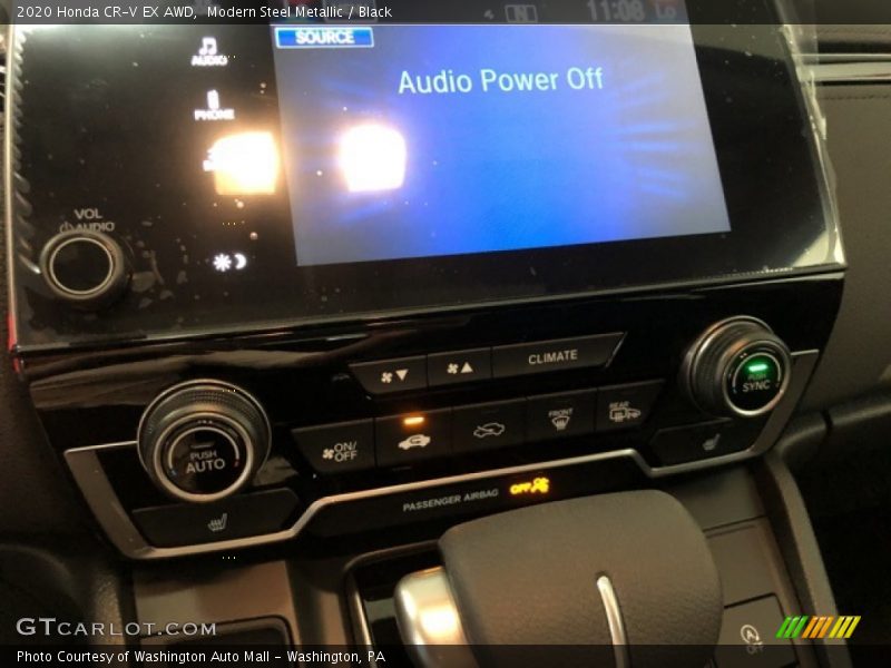 Modern Steel Metallic / Black 2020 Honda CR-V EX AWD
