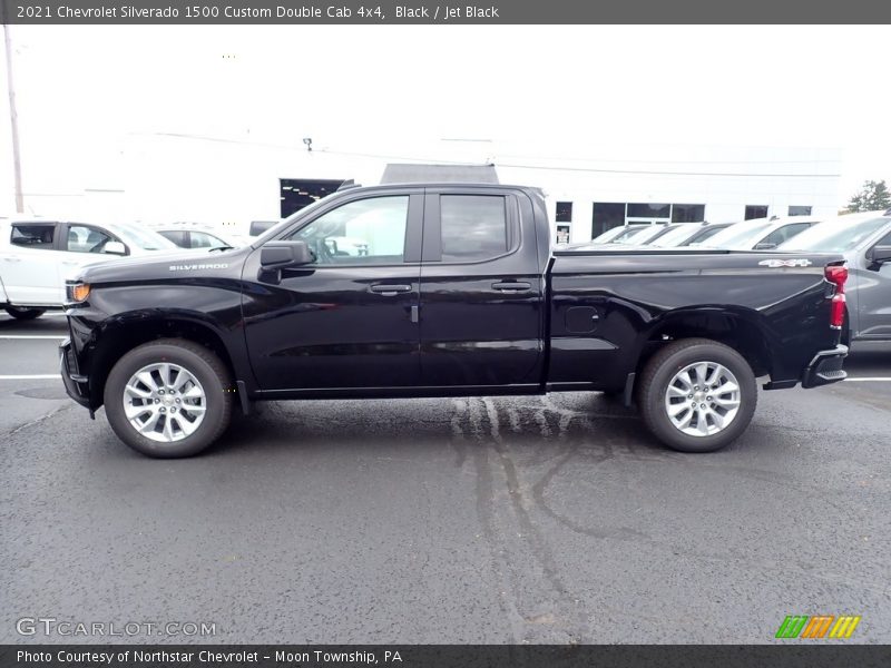  2021 Silverado 1500 Custom Double Cab 4x4 Black