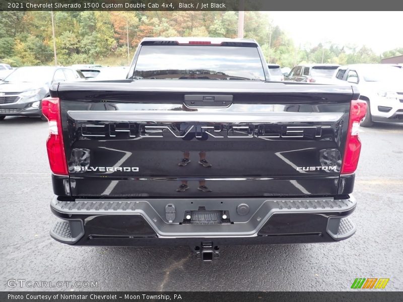 Black / Jet Black 2021 Chevrolet Silverado 1500 Custom Double Cab 4x4