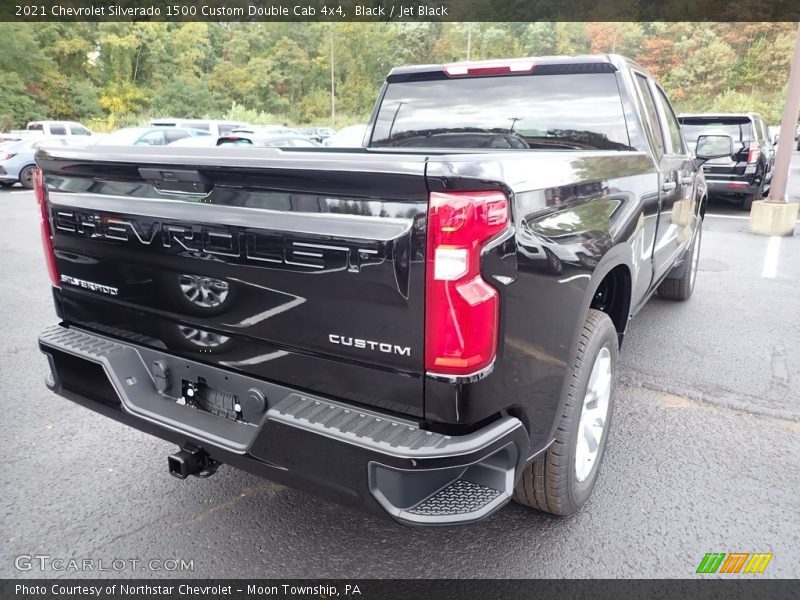 Black / Jet Black 2021 Chevrolet Silverado 1500 Custom Double Cab 4x4