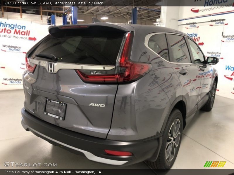 Modern Steel Metallic / Black 2020 Honda CR-V EX AWD