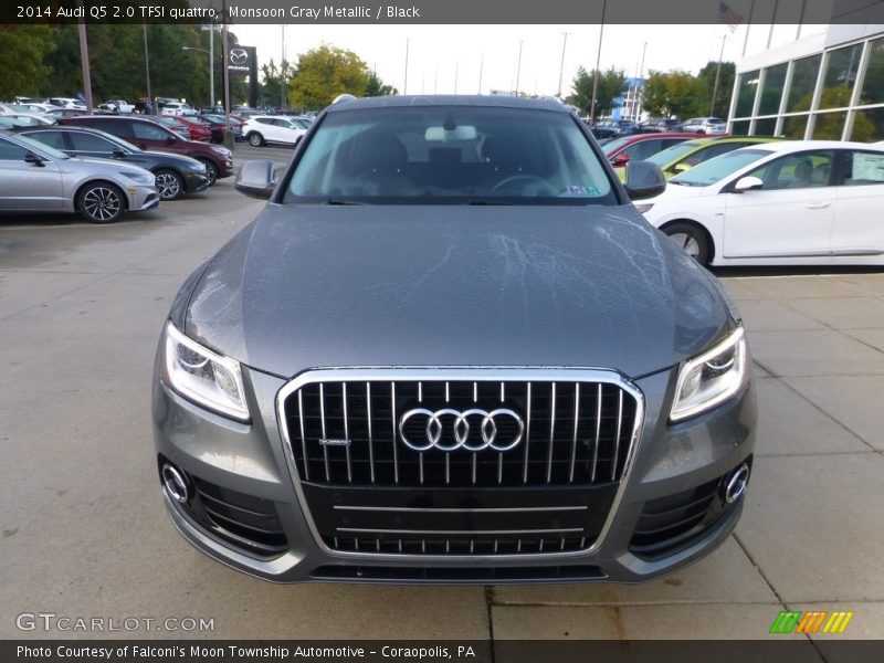 Monsoon Gray Metallic / Black 2014 Audi Q5 2.0 TFSI quattro