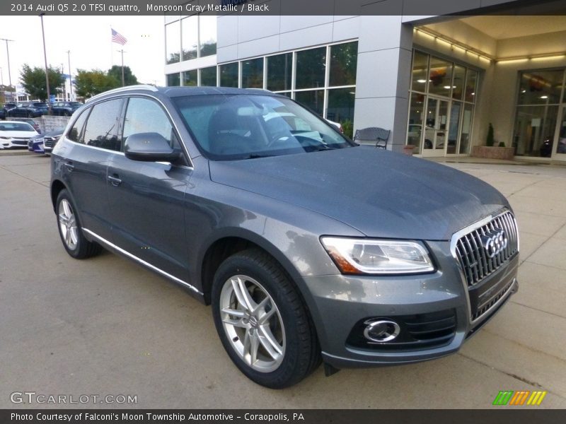 Monsoon Gray Metallic / Black 2014 Audi Q5 2.0 TFSI quattro