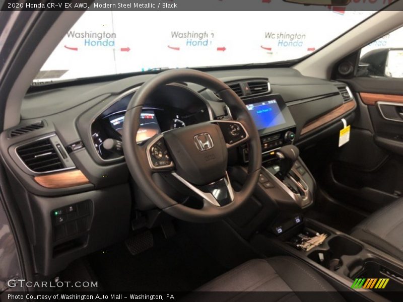 Modern Steel Metallic / Black 2020 Honda CR-V EX AWD