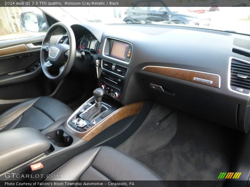 Monsoon Gray Metallic / Black 2014 Audi Q5 2.0 TFSI quattro