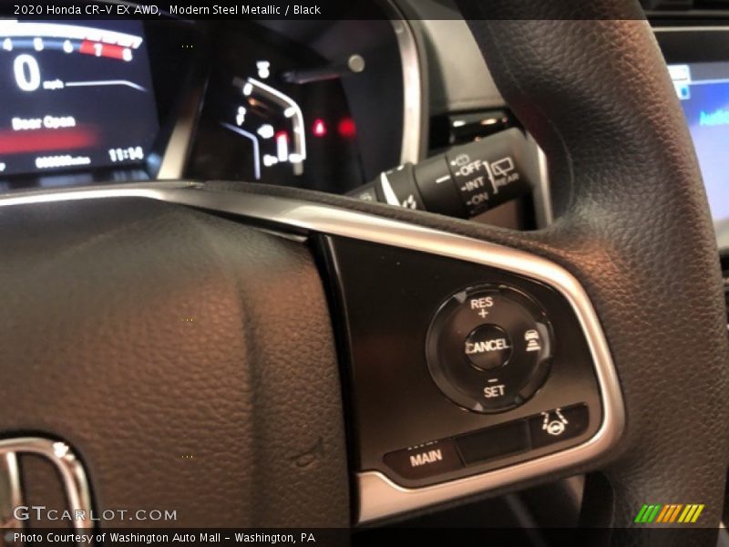 Modern Steel Metallic / Black 2020 Honda CR-V EX AWD