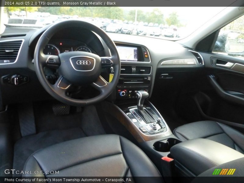 Monsoon Gray Metallic / Black 2014 Audi Q5 2.0 TFSI quattro