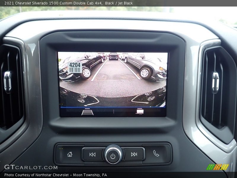Black / Jet Black 2021 Chevrolet Silverado 1500 Custom Double Cab 4x4