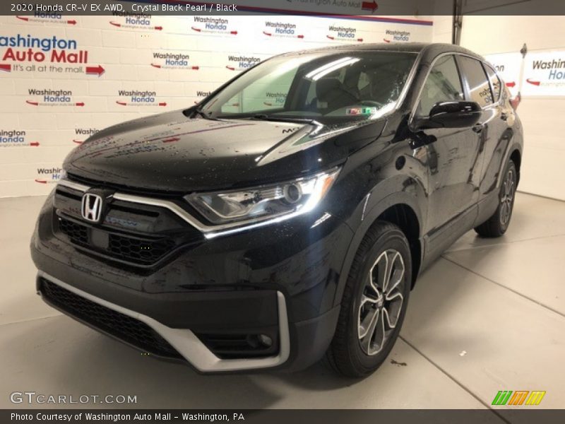 Crystal Black Pearl / Black 2020 Honda CR-V EX AWD