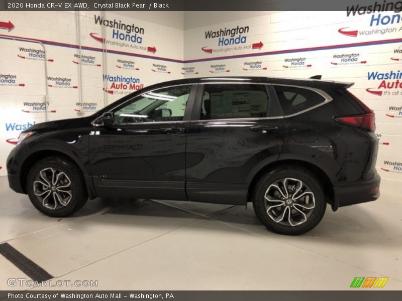 Crystal Black Pearl / Black 2020 Honda CR-V EX AWD