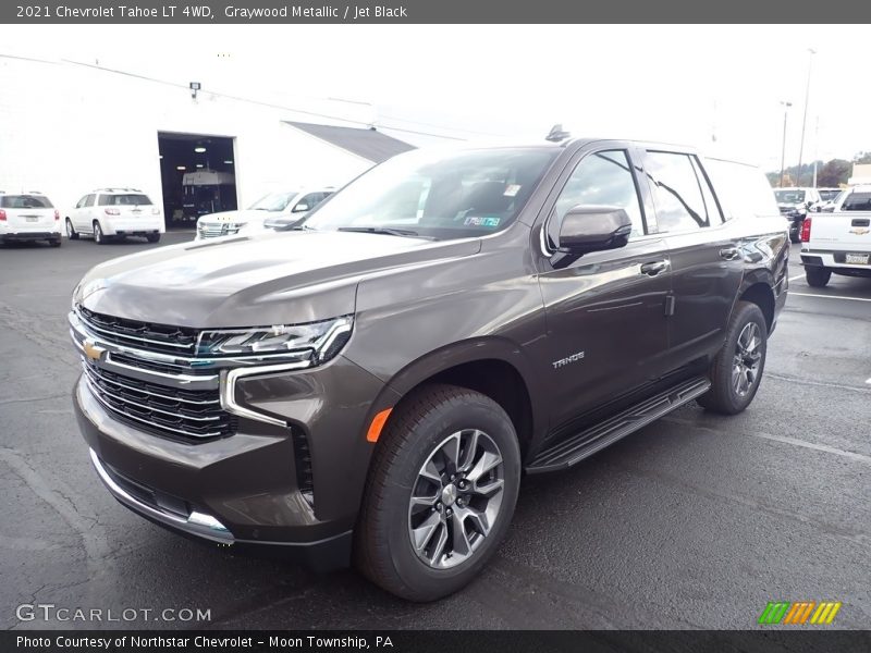 Graywood Metallic / Jet Black 2021 Chevrolet Tahoe LT 4WD