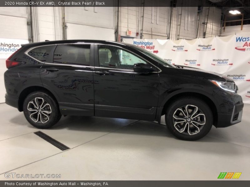 Crystal Black Pearl / Black 2020 Honda CR-V EX AWD