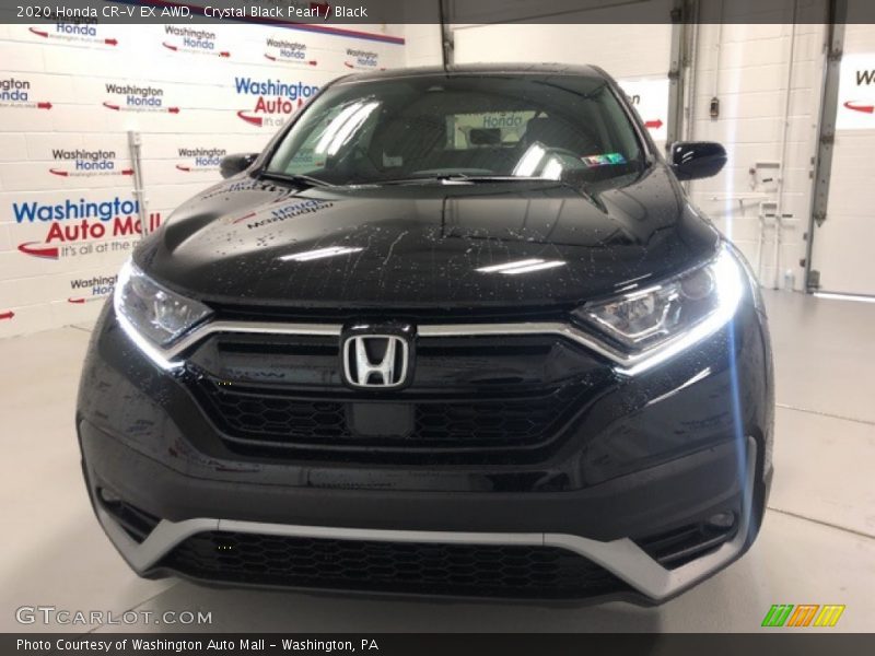 Crystal Black Pearl / Black 2020 Honda CR-V EX AWD