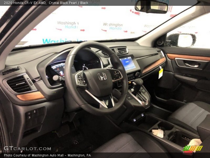 Crystal Black Pearl / Black 2020 Honda CR-V EX AWD