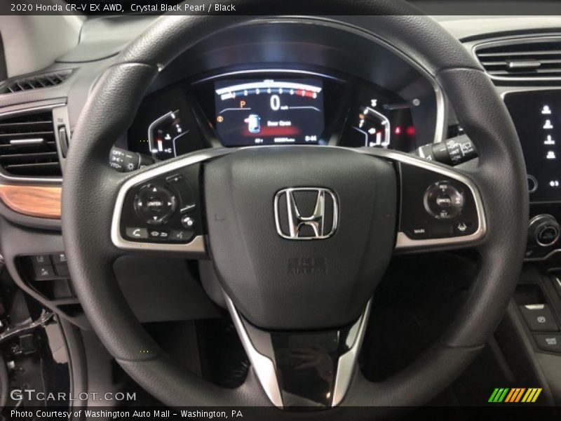 Crystal Black Pearl / Black 2020 Honda CR-V EX AWD