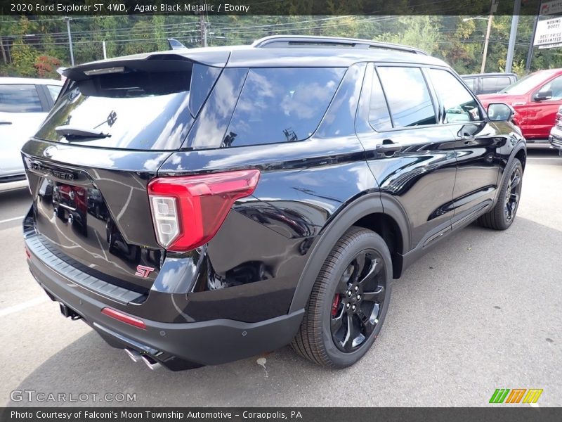 Agate Black Metallic / Ebony 2020 Ford Explorer ST 4WD