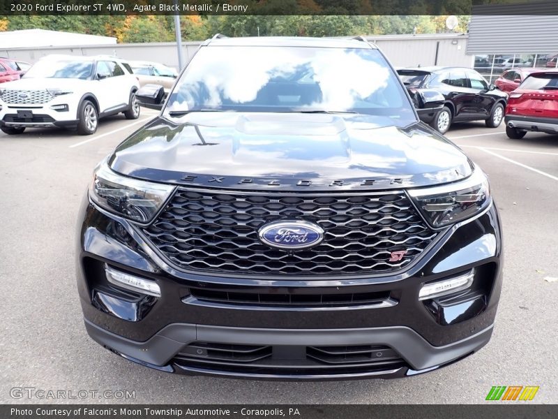 Agate Black Metallic / Ebony 2020 Ford Explorer ST 4WD