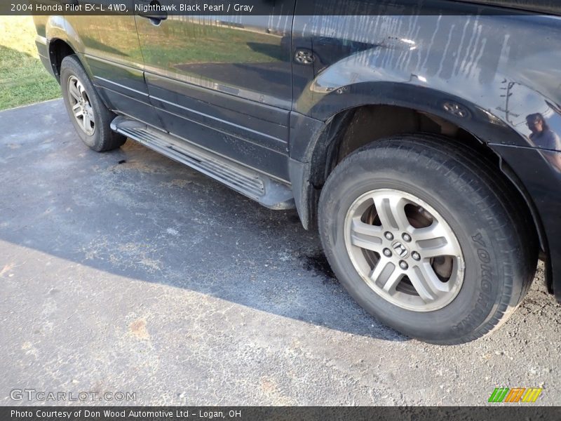 Nighthawk Black Pearl / Gray 2004 Honda Pilot EX-L 4WD
