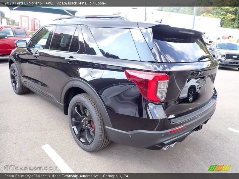 Agate Black Metallic / Ebony 2020 Ford Explorer ST 4WD