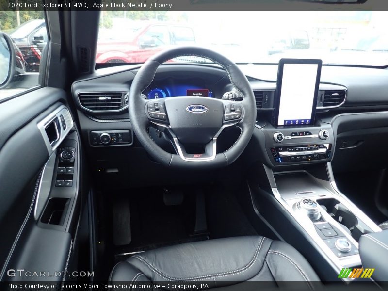 Front Seat of 2020 Explorer ST 4WD