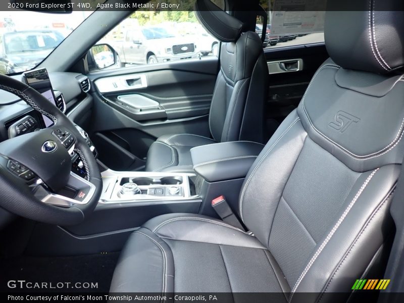Front Seat of 2020 Explorer ST 4WD