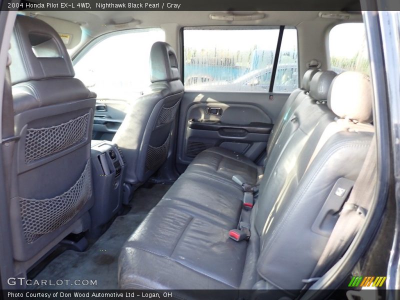 Nighthawk Black Pearl / Gray 2004 Honda Pilot EX-L 4WD
