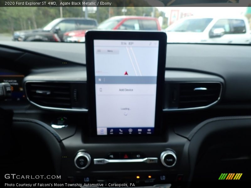 Agate Black Metallic / Ebony 2020 Ford Explorer ST 4WD