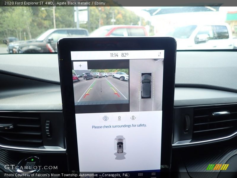 Agate Black Metallic / Ebony 2020 Ford Explorer ST 4WD