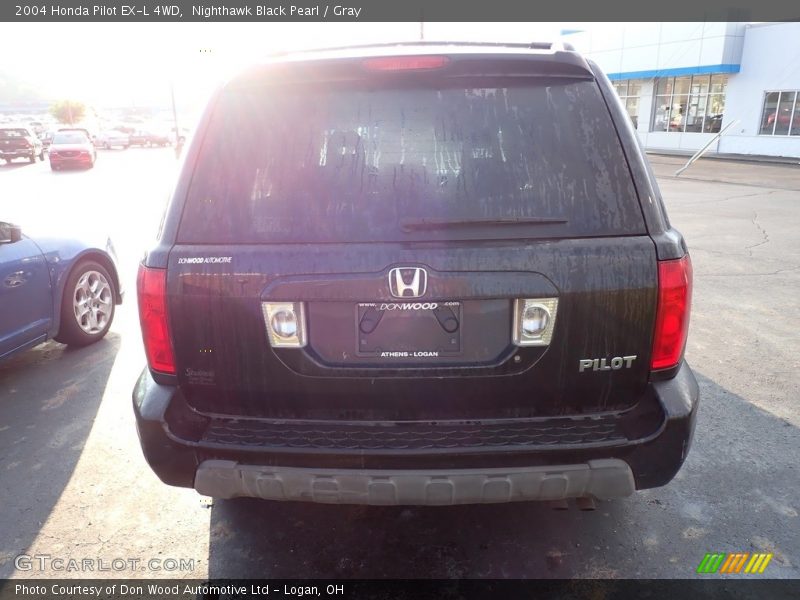 Nighthawk Black Pearl / Gray 2004 Honda Pilot EX-L 4WD