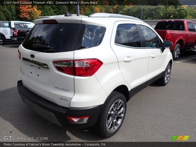 Diamond White / Ebony Black 2020 Ford EcoSport Titanium 4WD