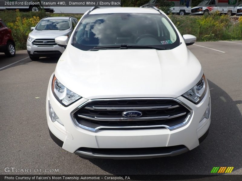Diamond White / Ebony Black 2020 Ford EcoSport Titanium 4WD