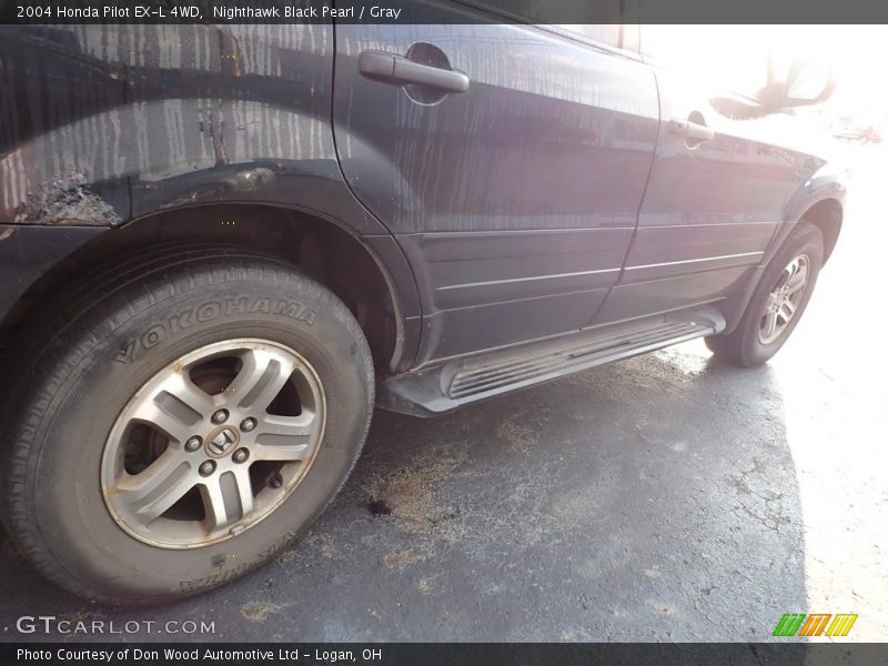 Nighthawk Black Pearl / Gray 2004 Honda Pilot EX-L 4WD
