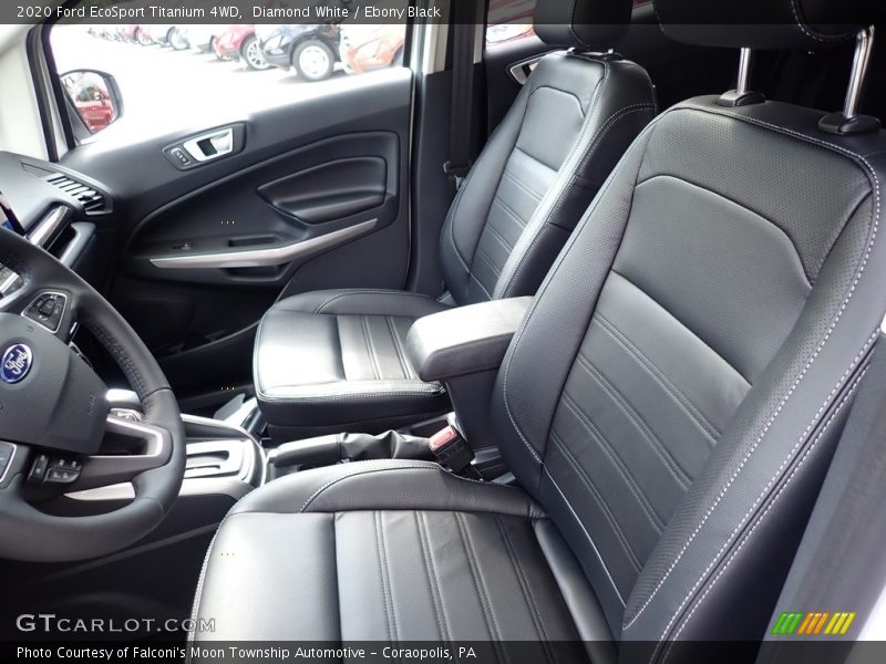 Diamond White / Ebony Black 2020 Ford EcoSport Titanium 4WD