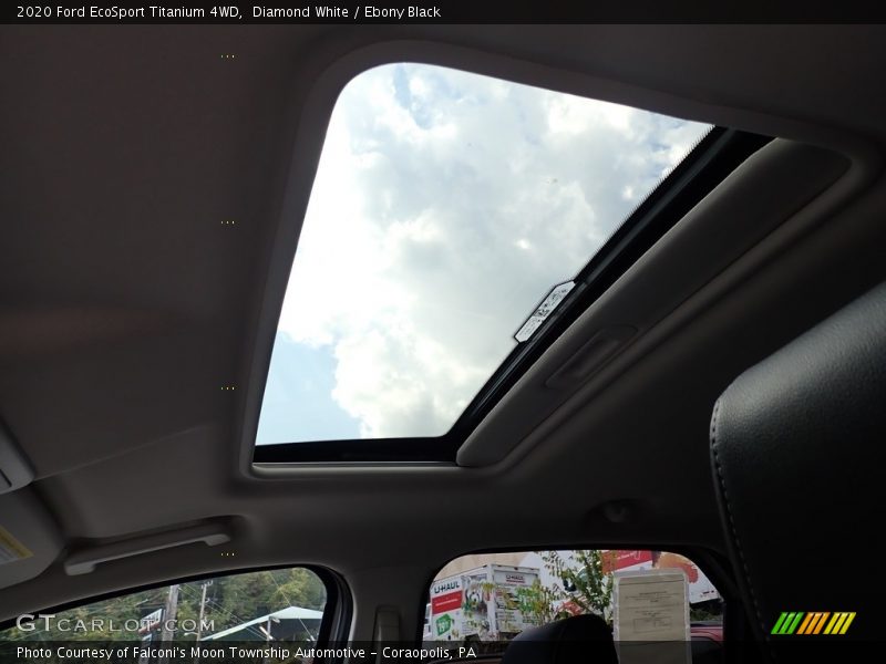 Diamond White / Ebony Black 2020 Ford EcoSport Titanium 4WD