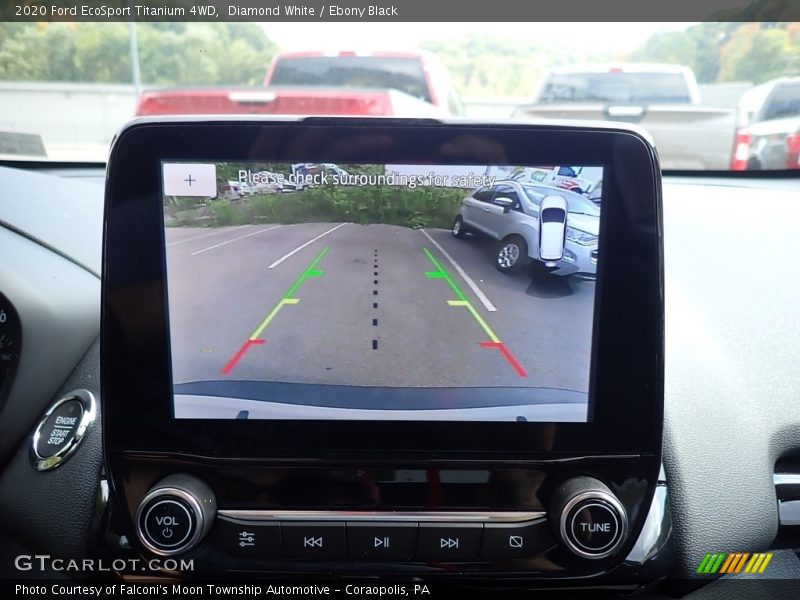 Diamond White / Ebony Black 2020 Ford EcoSport Titanium 4WD