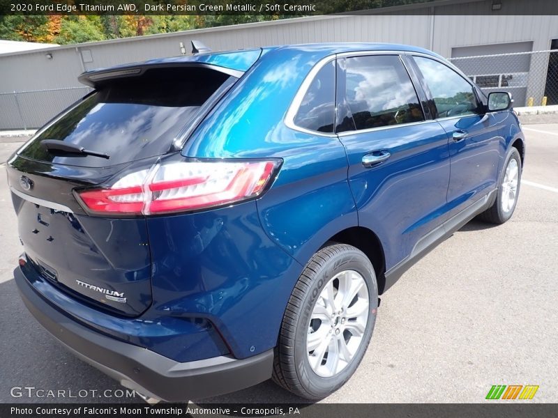 Dark Persian Green Metallic / Soft Ceramic 2020 Ford Edge Titanium AWD