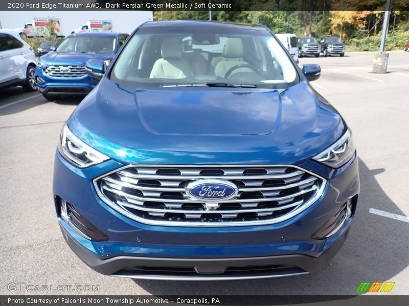 Dark Persian Green Metallic / Soft Ceramic 2020 Ford Edge Titanium AWD