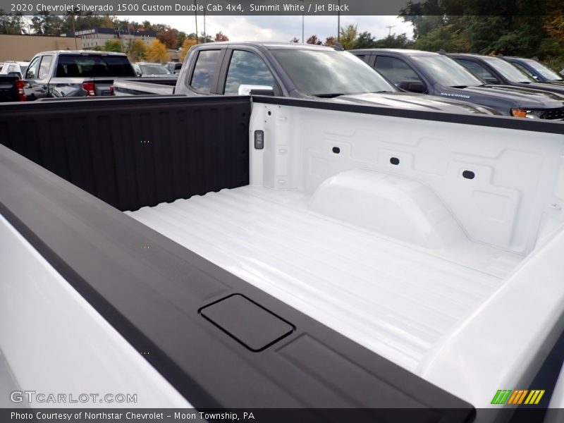 Summit White / Jet Black 2020 Chevrolet Silverado 1500 Custom Double Cab 4x4