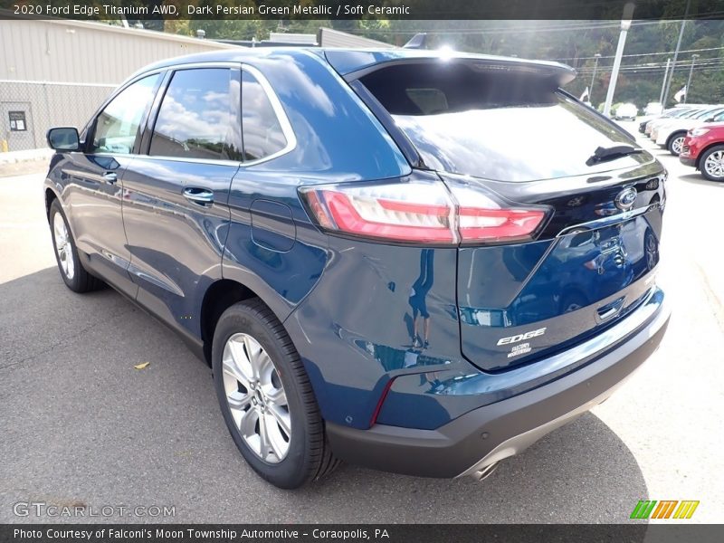 Dark Persian Green Metallic / Soft Ceramic 2020 Ford Edge Titanium AWD