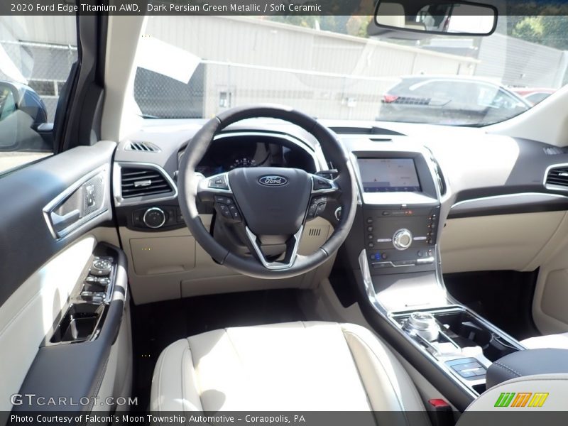 Front Seat of 2020 Edge Titanium AWD