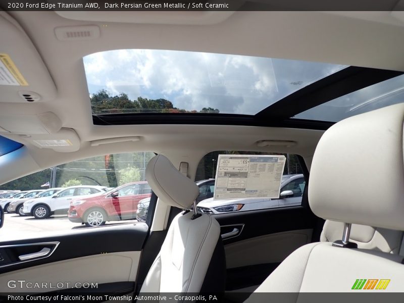 Sunroof of 2020 Edge Titanium AWD
