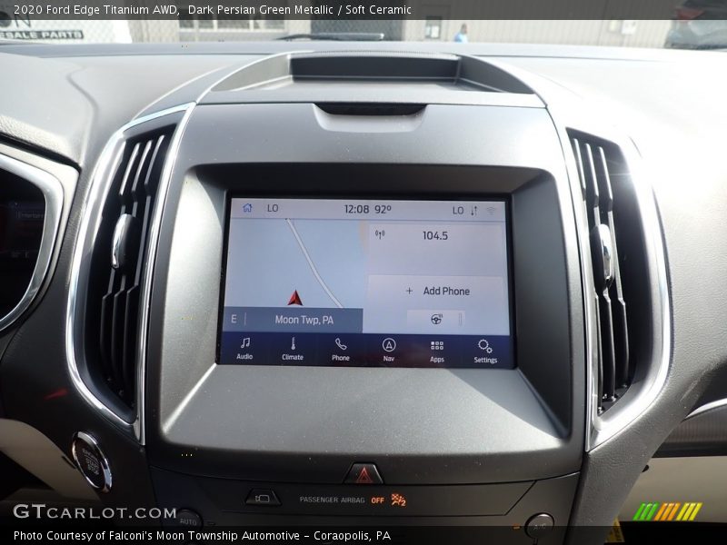 Navigation of 2020 Edge Titanium AWD