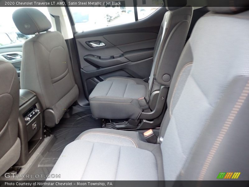 Satin Steel Metallic / Jet Black 2020 Chevrolet Traverse LT AWD
