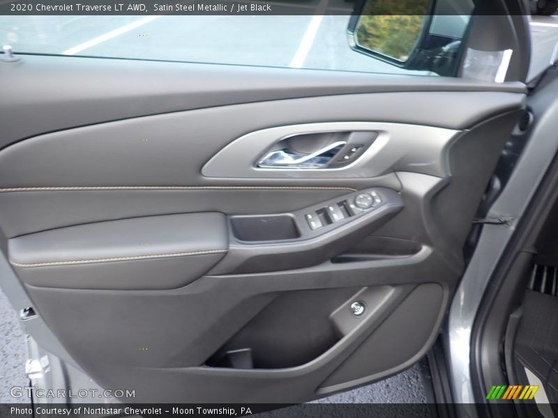 Satin Steel Metallic / Jet Black 2020 Chevrolet Traverse LT AWD