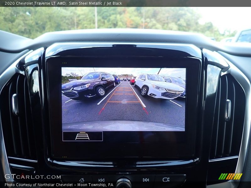 Satin Steel Metallic / Jet Black 2020 Chevrolet Traverse LT AWD