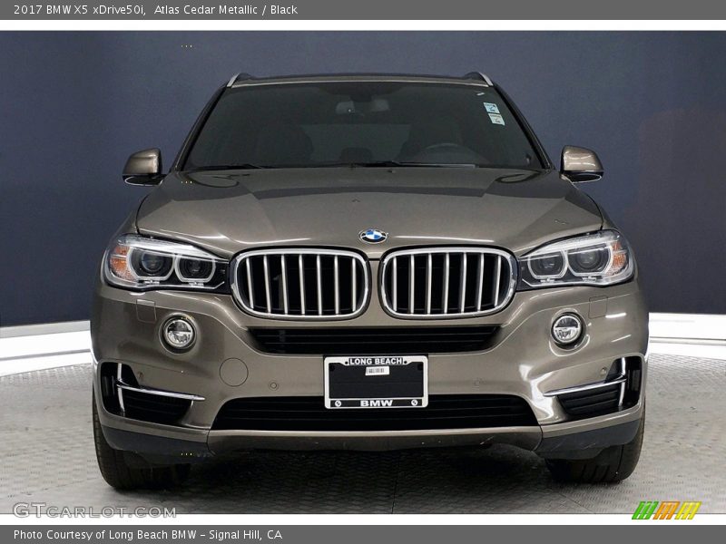 Atlas Cedar Metallic / Black 2017 BMW X5 xDrive50i