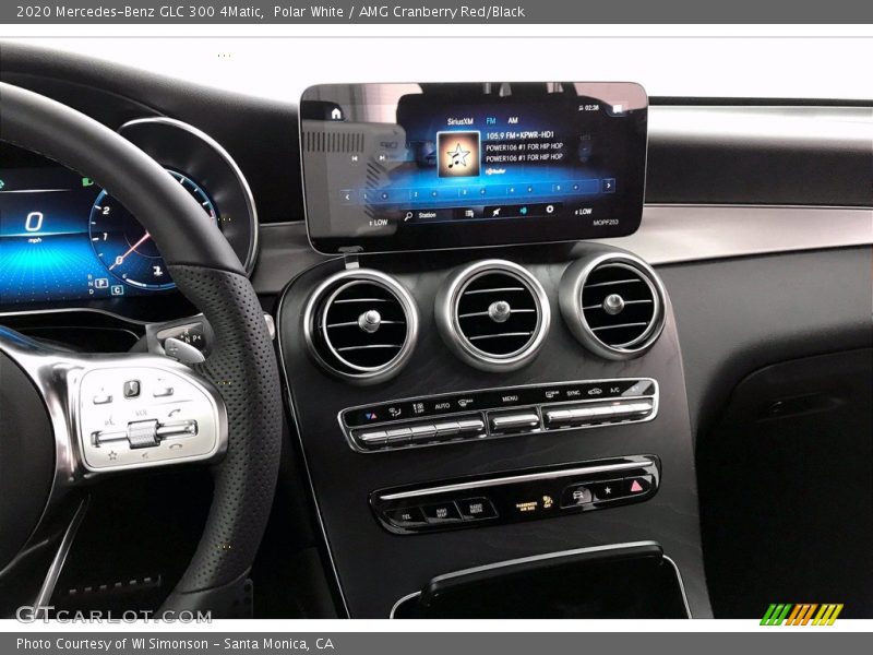 Polar White / AMG Cranberry Red/Black 2020 Mercedes-Benz GLC 300 4Matic