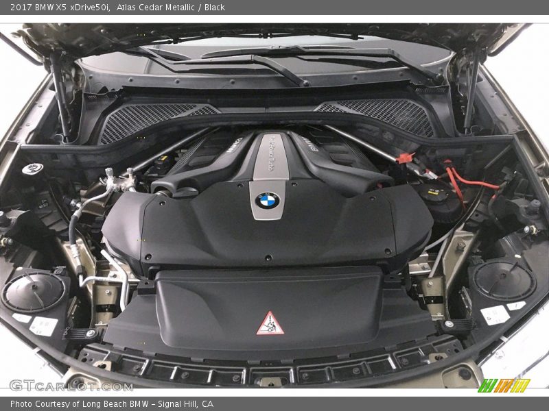 Atlas Cedar Metallic / Black 2017 BMW X5 xDrive50i